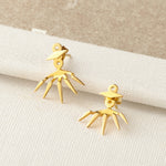 Spike Ear Jacket Earrings