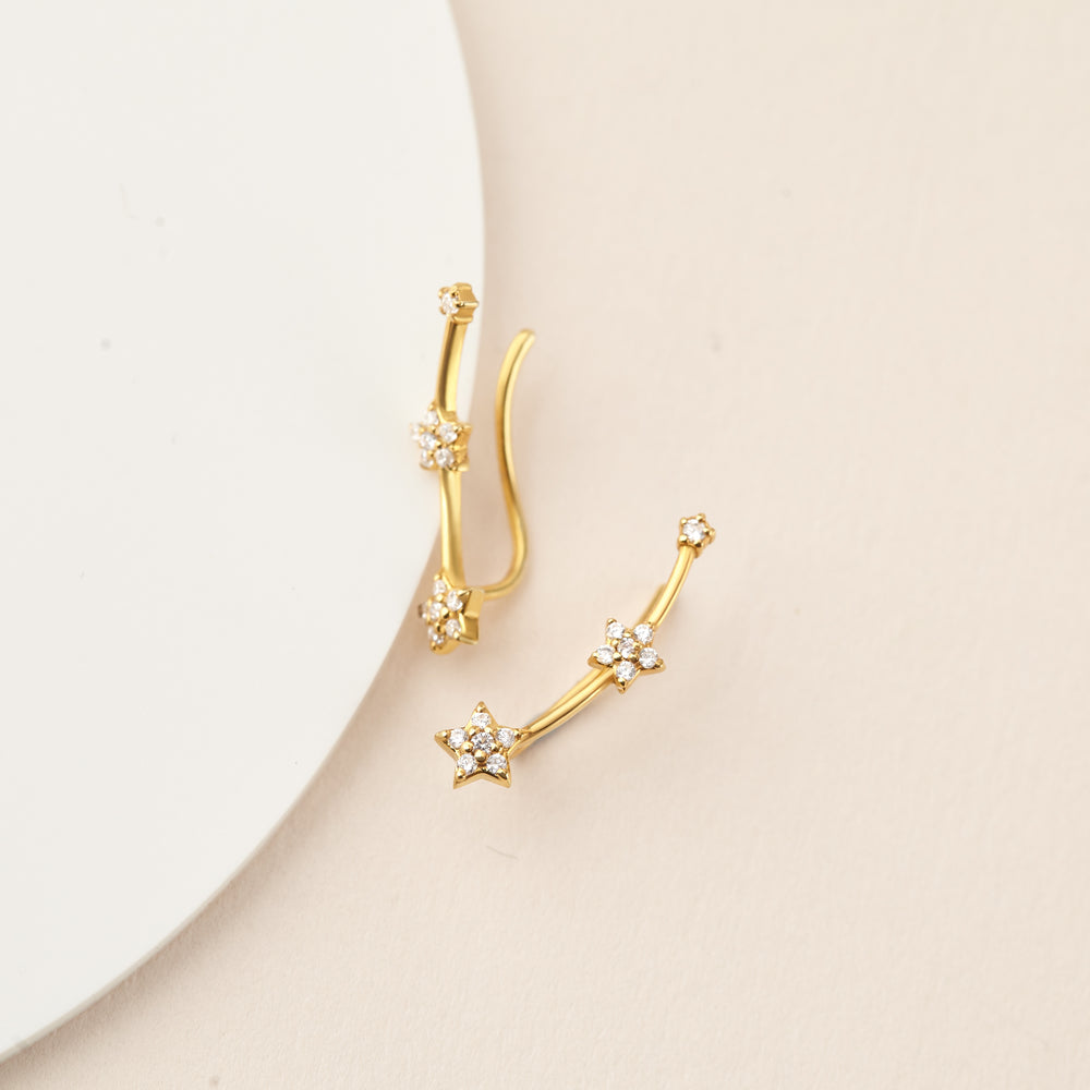 Star-shaped Ear Climber