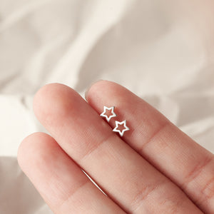 Tiny Star-shaped Earrings
