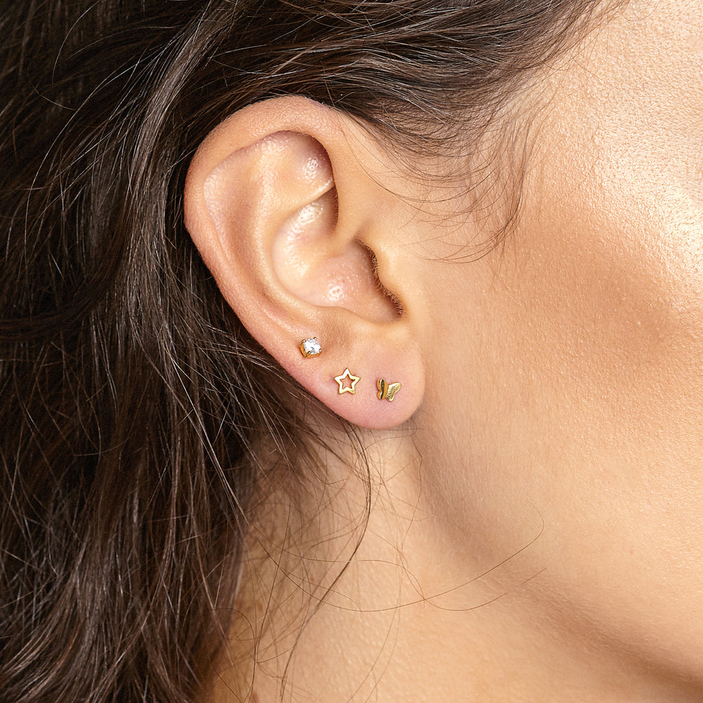 Tiny Star-shaped Earrings