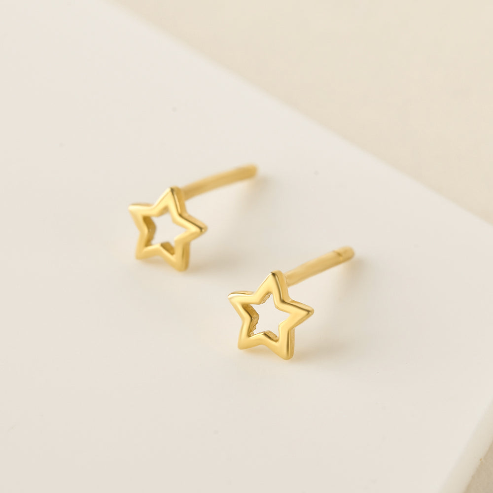 Tiny Star-shaped Earrings