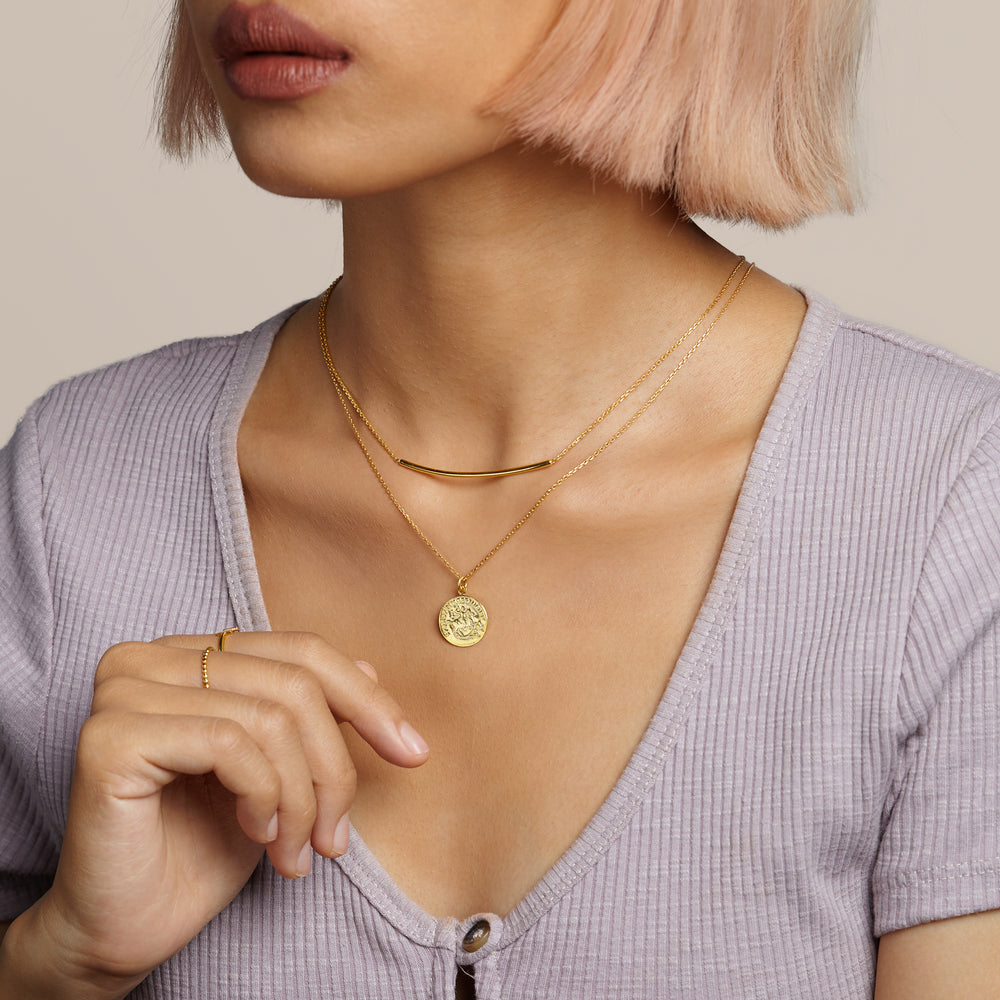 Minimal Tubular Necklace