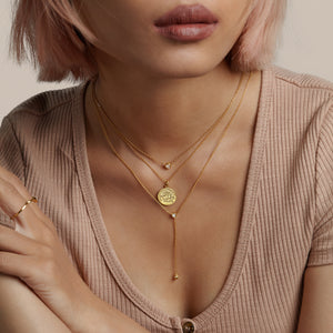 Coin Charm Necklace