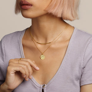 Coin Charm Necklace