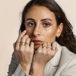 Dainty Moon-shaped Ring