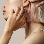 Circle-shaped Curve Ring