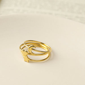Dainty Moon Ring