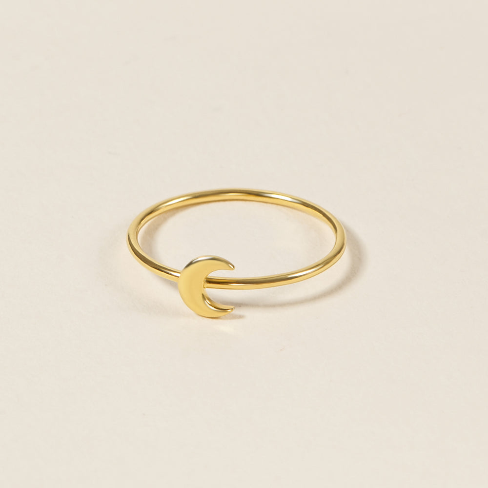 Dainty Moon Ring