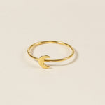 Dainty Moon Ring